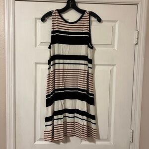 Striped Sleeveless Dress